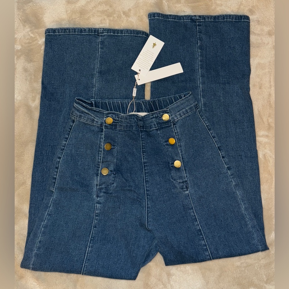 wide leg jeans size small